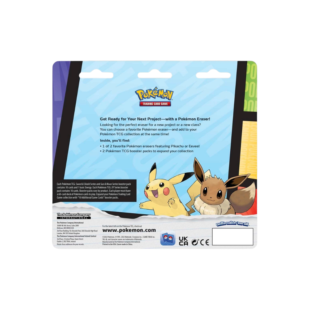 2 Booster Packs & Eraser