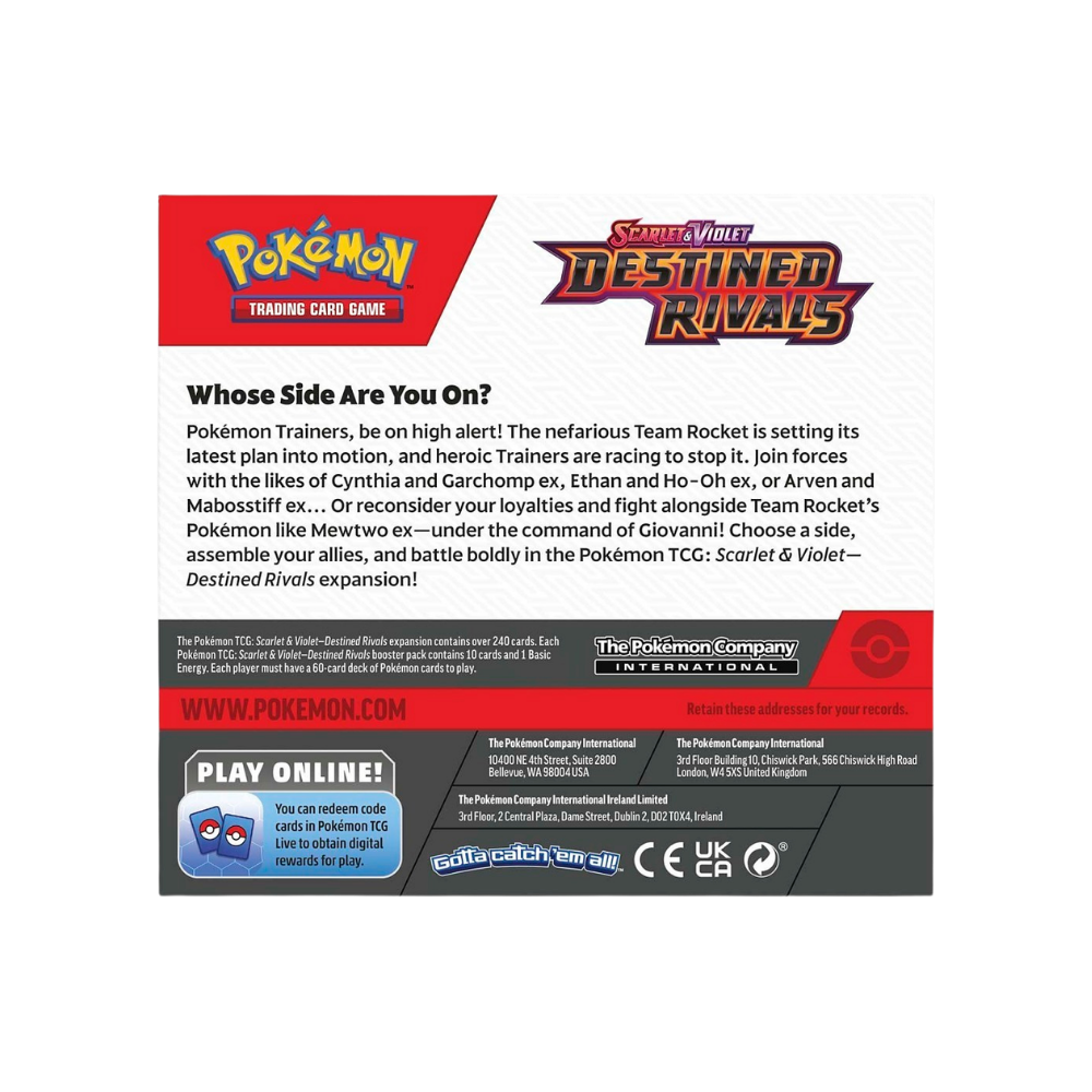 Scarlet & Violet: Destined Rivals — Booster Display Box (36 Packs)
