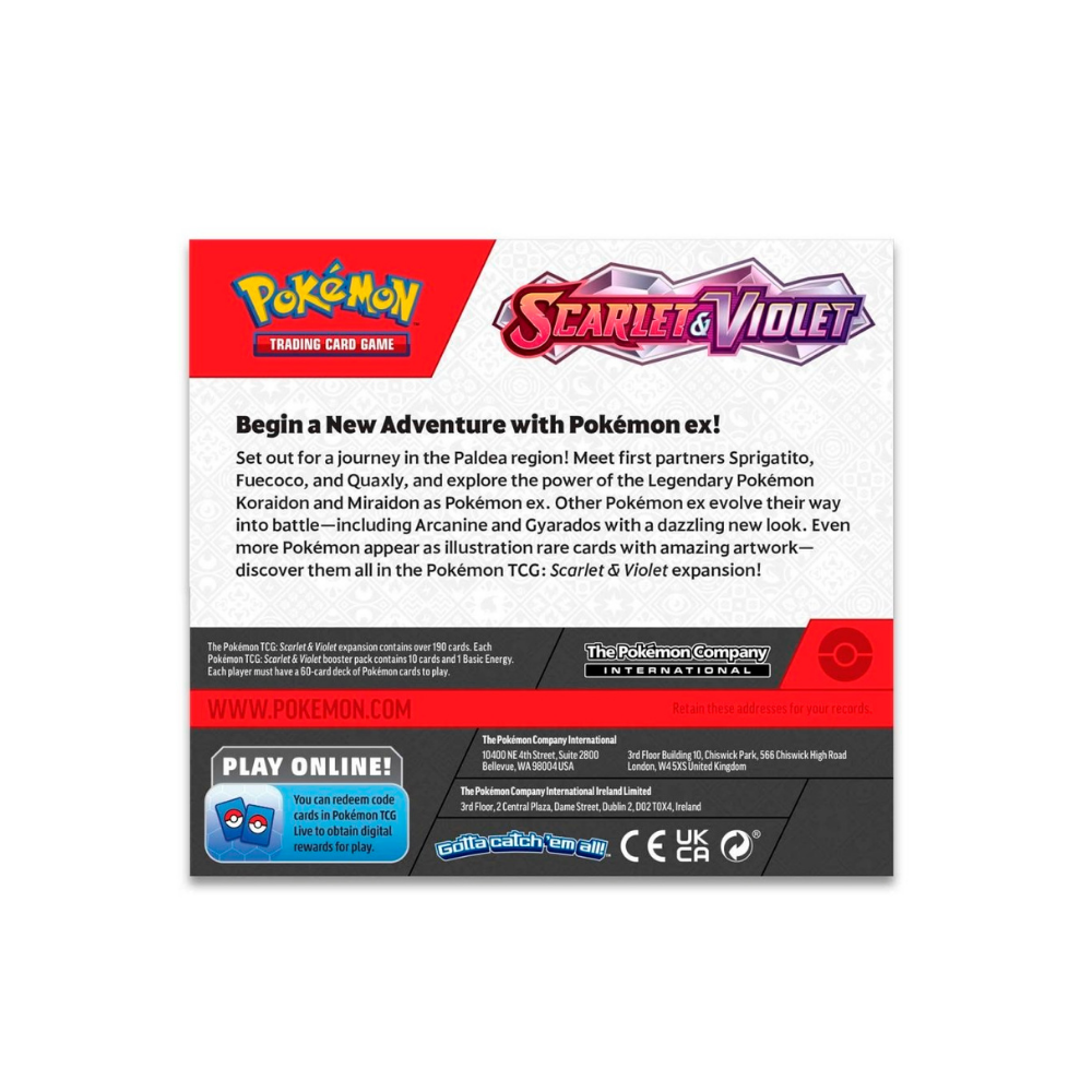 Scarlet & Violet — Base Set Booster Display Box (36 Packs)