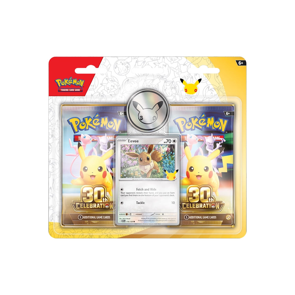 Pokémon TCG: 30th Celebration Eevee 2-Pack Blister (Pre-Order)