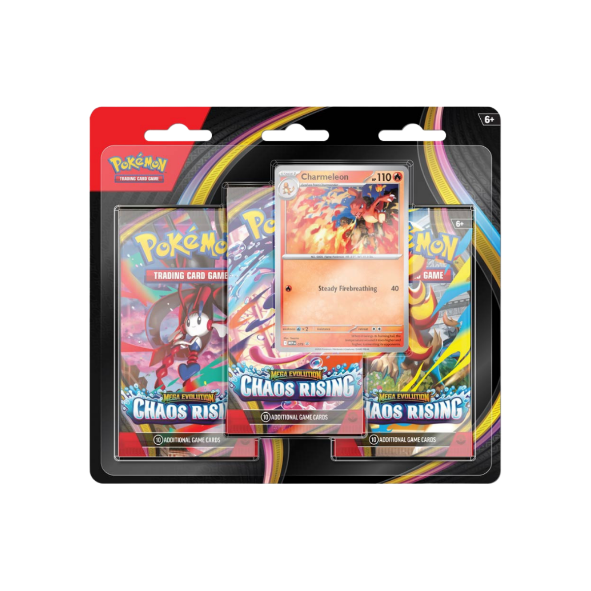 Mega Evolution — Chaos Rising 3-Booster Blister