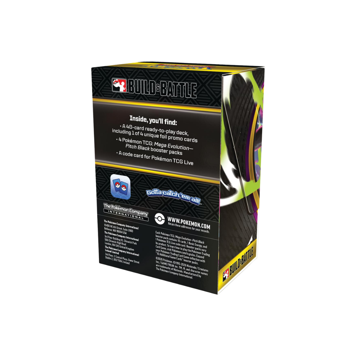Mega Evolution—Pitch Black Build & Battle Bundle (Pre-Order)