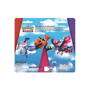 Sword & Shield — Galarian Articuno, Zapdos & Moltres — Promo Cards with 2 Booster Packs & Coin