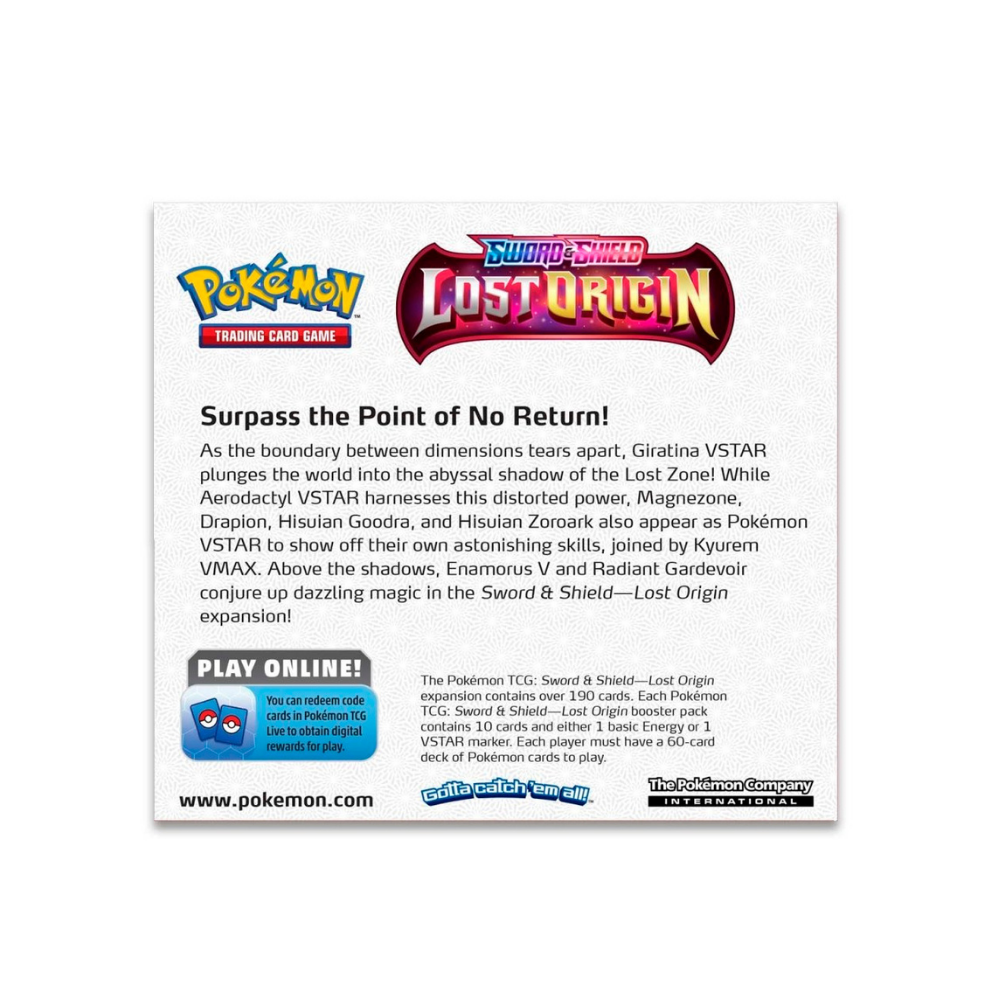 Sword & Shield: Lost Origin — Booster Display Box (36 Packs)