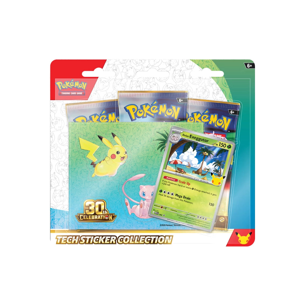 Pokémon TCG: 30th Celebration Tech Sticker Collection—Alolan Exeggutor (Pre-Order)