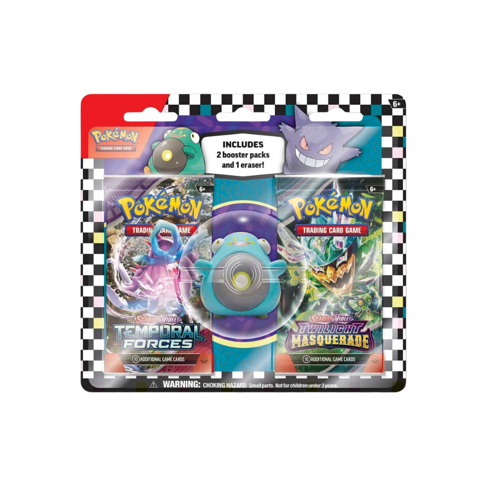 Pokémon TCG — 2 Booster Packs & Bellibolt Eraser