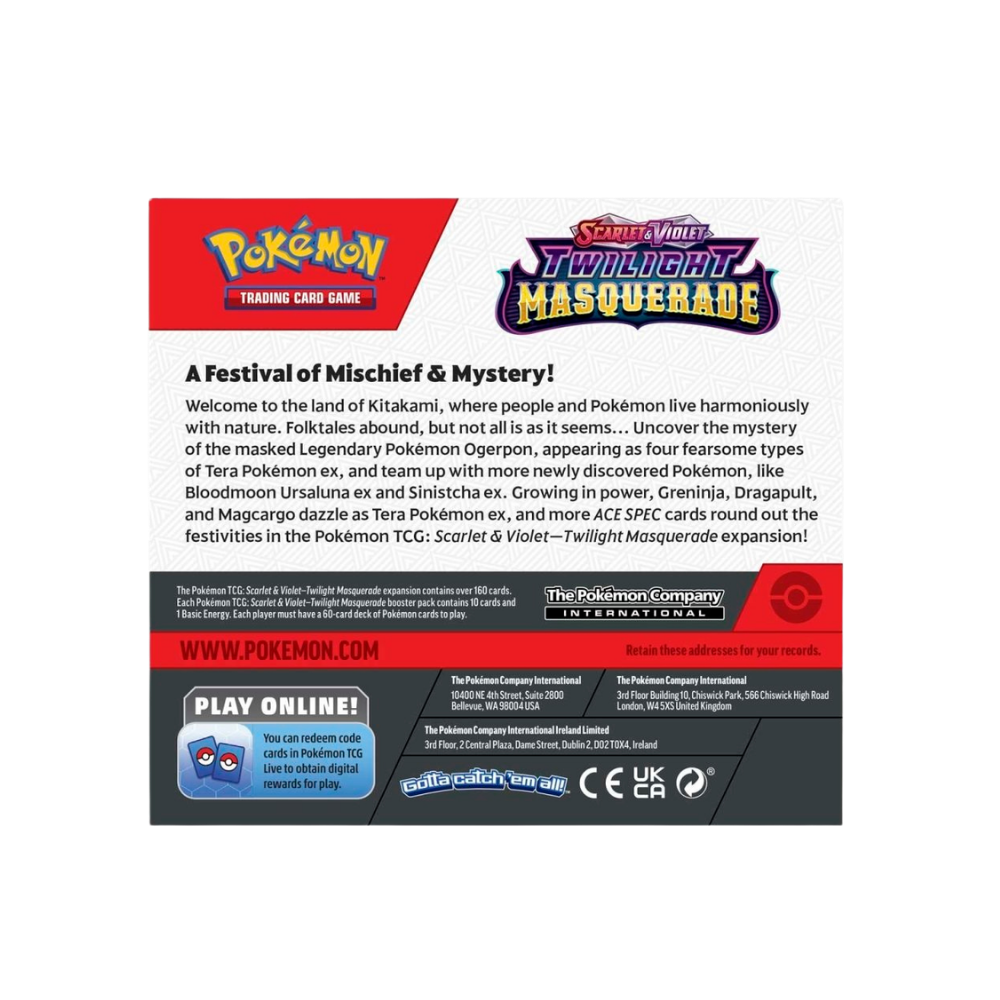 Scarlet & Violet: Twilight Masquerade — Booster Display Box (36 Packs)